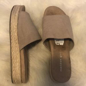 Nude Slip on slides!